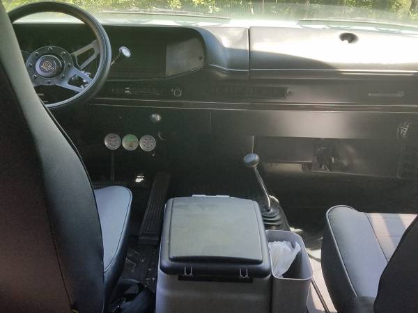 monster truck interior